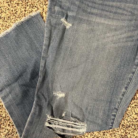 Isabel Maternity distressed cropped straight leg jean - Picture 6 of 6